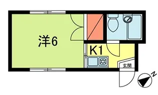 新高円寺ハイツ【1階】の間取り