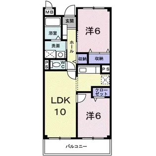 グランディオーズ【1階】の間取り