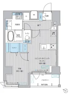 カーサケイト【9階】の間取り