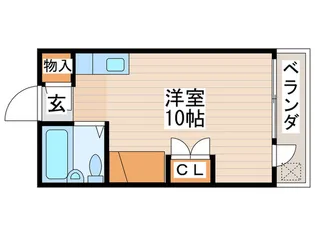 コ-ポベルA【2階】の間取り