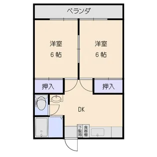 TRマンション【1階】の間取り