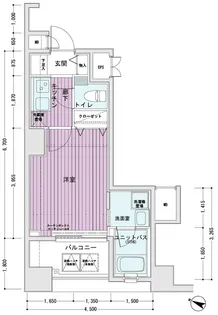 メインステージ東日本橋II【8階】の間取り