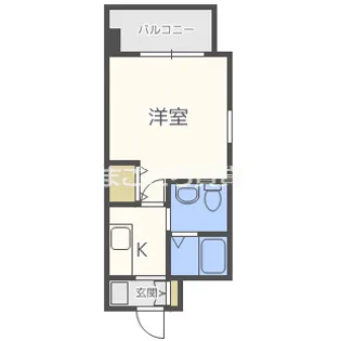 ラナップスクエア福島2【4階】の間取り