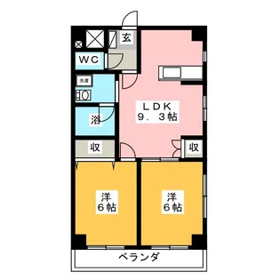 コンフォート・エムズ【2階】の間取り