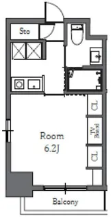 Totsu Residence Shiba【2階】の間取り