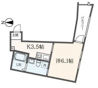 ソリッド東向島【2階】の間取り