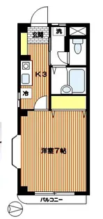 ブリーズ広栄【2階】の間取り