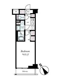 BRIZZ練馬NORTH【2階】の間取り