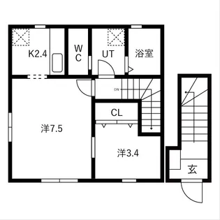 エル・アルビオ F【2階】の間取り
