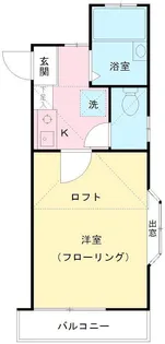 パレス瑠璃【2階】の間取り