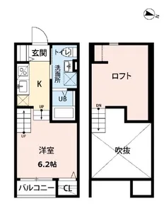 ドリテグランツ【2階】の間取り