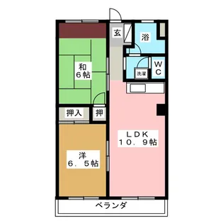 坂巻ビル【4階】の間取り