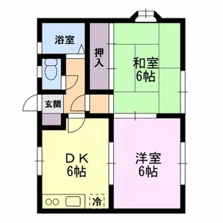 メゾン・ド・ソレイユ【1階】の間取り