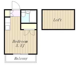 ロアジール永山【4階】の間取り