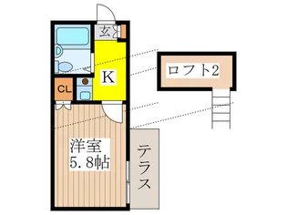 ディアコ-ト【1階】の間取り