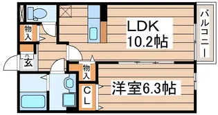グランヴェルジェ【2階】の間取り