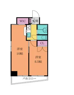 No.20 ハーバービュー戸畑【4階】の間取り