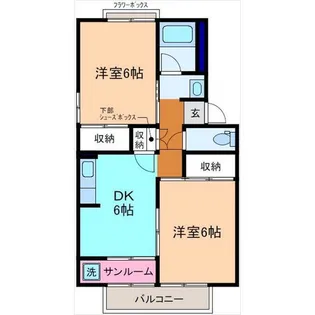 プレジールMM【1階】の間取り