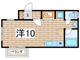 ヒルズ山手【2階】の間取り
