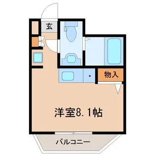 アルファネクスト大和町【3階】の間取り