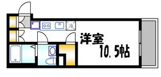 COLLINA中山新町【1階】の間取り