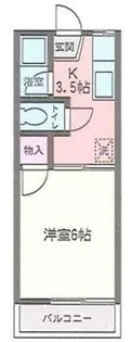 ビクトリアミューズ【1階】の間取り