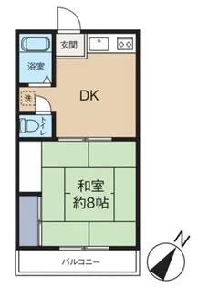 ラフィネ真樹【1階】の間取り