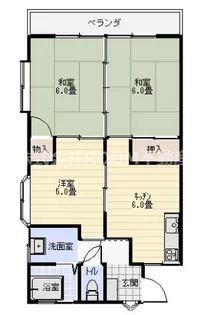 コーポ柳橋【2階】の間取り