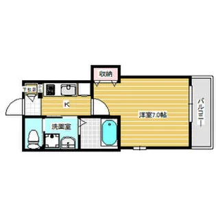 KTIレジデンス加島VI【1階】の間取り