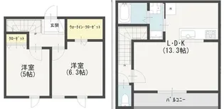 Imagawa Mid Garden Suiteの間取り