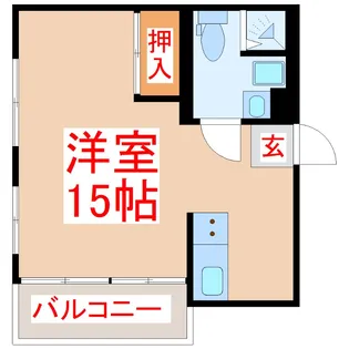 玉龍ビル【4階】の間取り