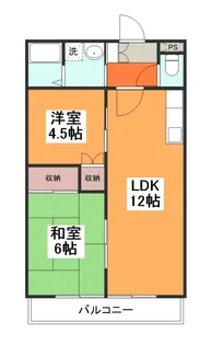 ニューハイツ昭島【1階】の間取り