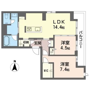 ソラーナ【2階】の間取り