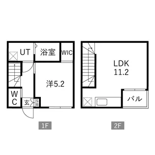 fluke i-terrace【2階】の間取り
