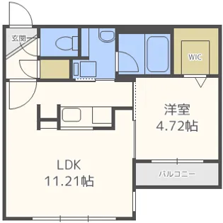 CREA中の島【1階】の間取り
