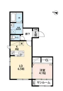 LARK NJ(ラークエヌジェー)【2階】の間取り