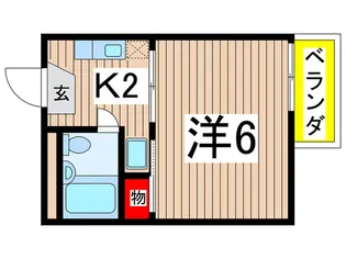 メゾン神沢S棟【2階】の間取り