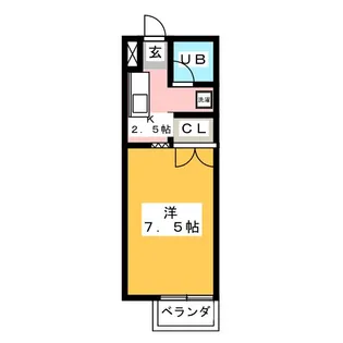 グリーンハウス【2階】の間取り