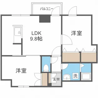 フェリーチェ1°(プリモ)【3階】の間取り