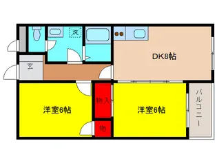 パストラルマンションMII【2階】の間取り