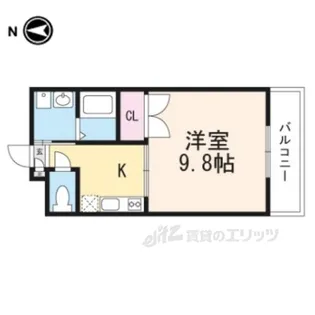 メゾン小西名坂3番館【2階】の間取り