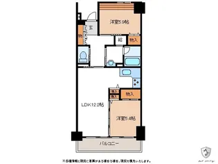 クリスタルプラザアネックス多治見【6階】の間取り