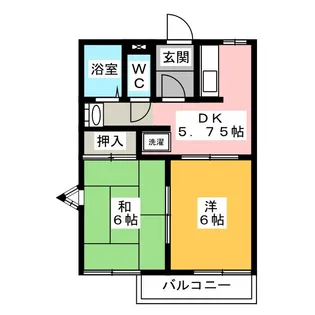メルヴェーユ【2階】の間取り