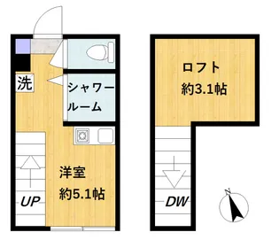 ホームデイズ高田馬場【2階】の間取り