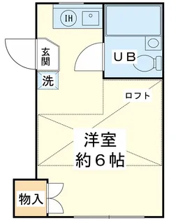 小島ハイツ【2階】の間取り