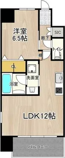 プレジオ内代【7階】の間取り