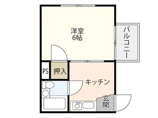 Brillo竹屋【5階】の間取り