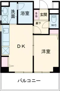 ライベスト武蔵小金井【6階】の間取り