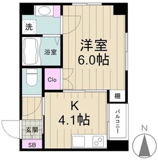 プリマヴェーラ町屋【1階】の間取り