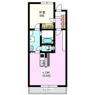 エリタージュ【4階】の間取り
